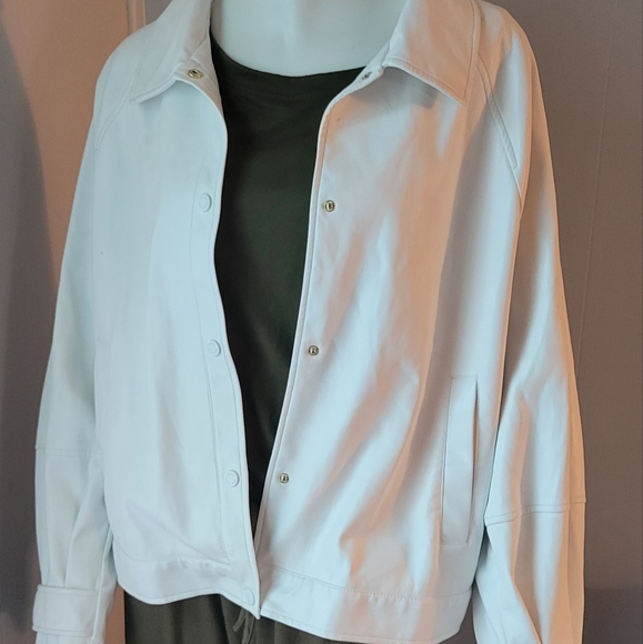 Womans Sz. M Olive Green Jumper One Piece Athletic Pockets Pull Tight Waist - Picture 8 of 9